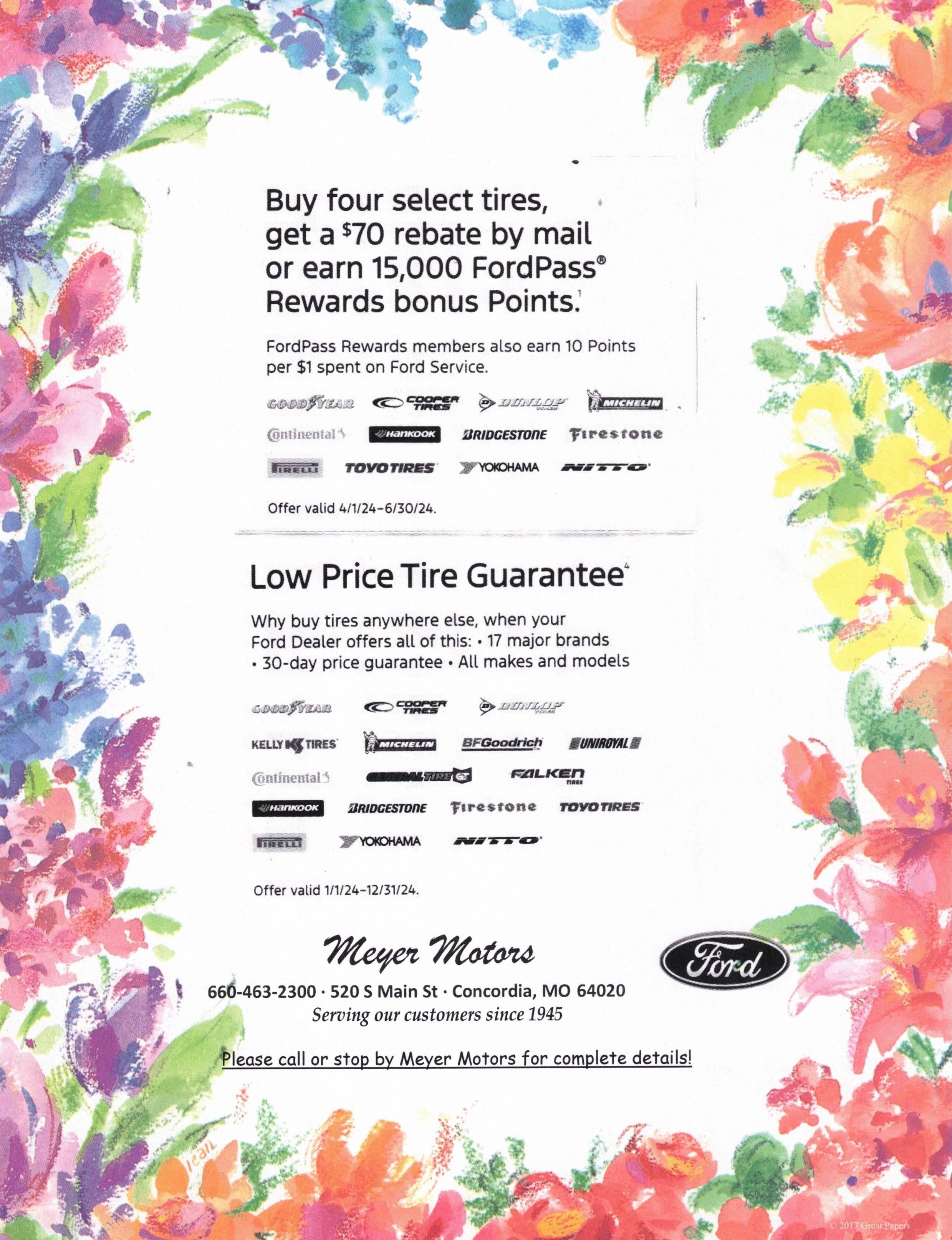 Monthly Flyer Add Image